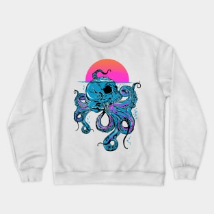 Skull Octopus Crewneck Sweatshirt